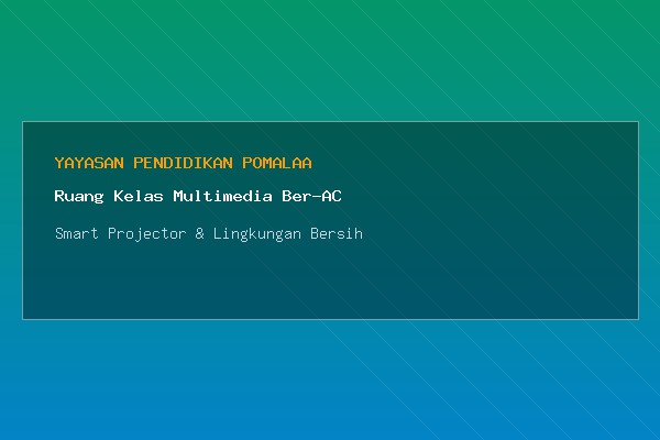 Ruang Kelas Multimedia Ber-AC