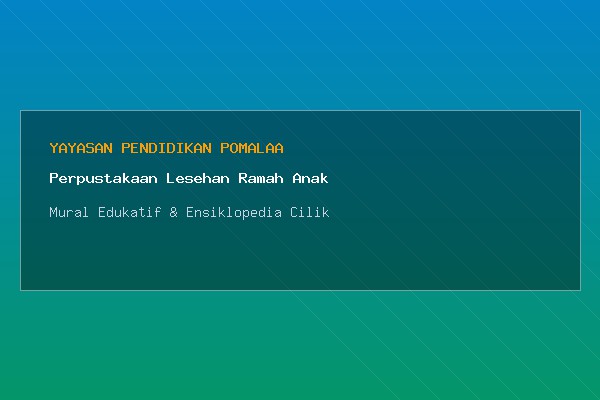 Perpustakaan Ramah Anak & Lesehan